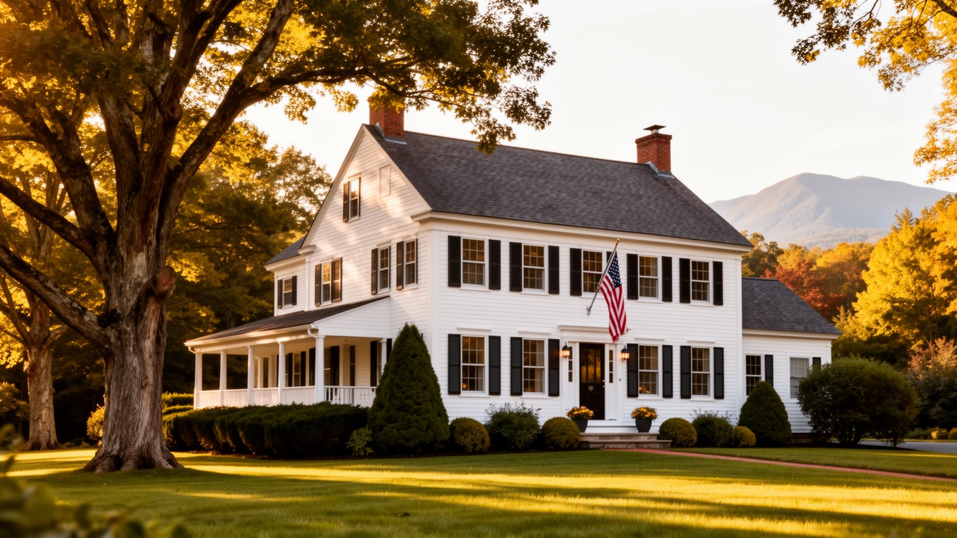 New Hampshire colonial home